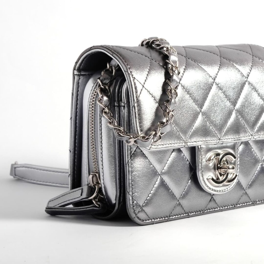 Chanel | 22c 早春新款方胖子/太空銀：圖片 8