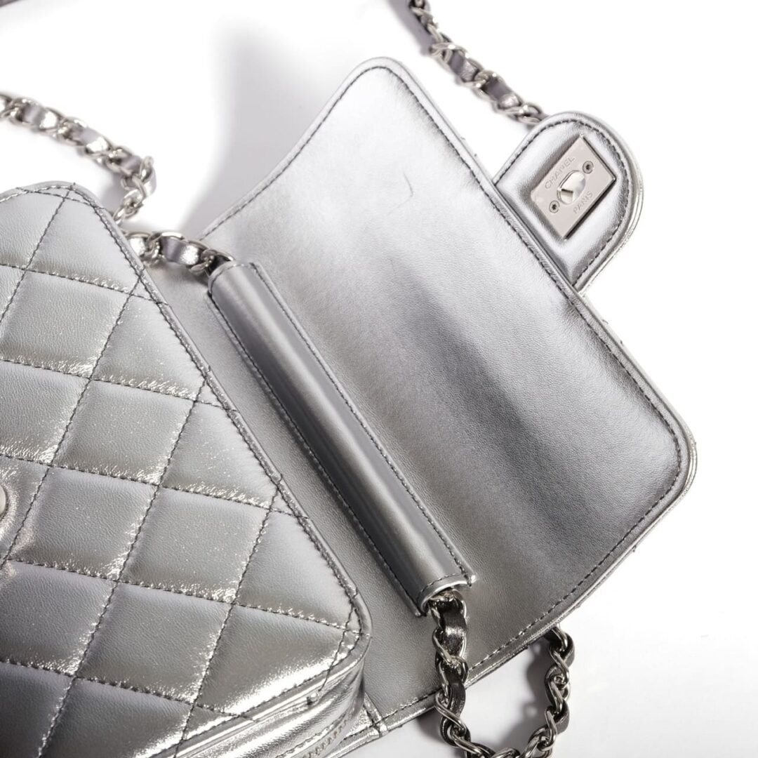 Chanel | 22c 早春新款方胖子/太空銀：圖片 12