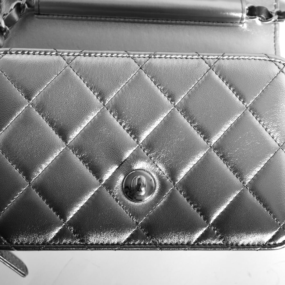 Chanel | 22c 早春新款方胖子/太空銀：圖片 13