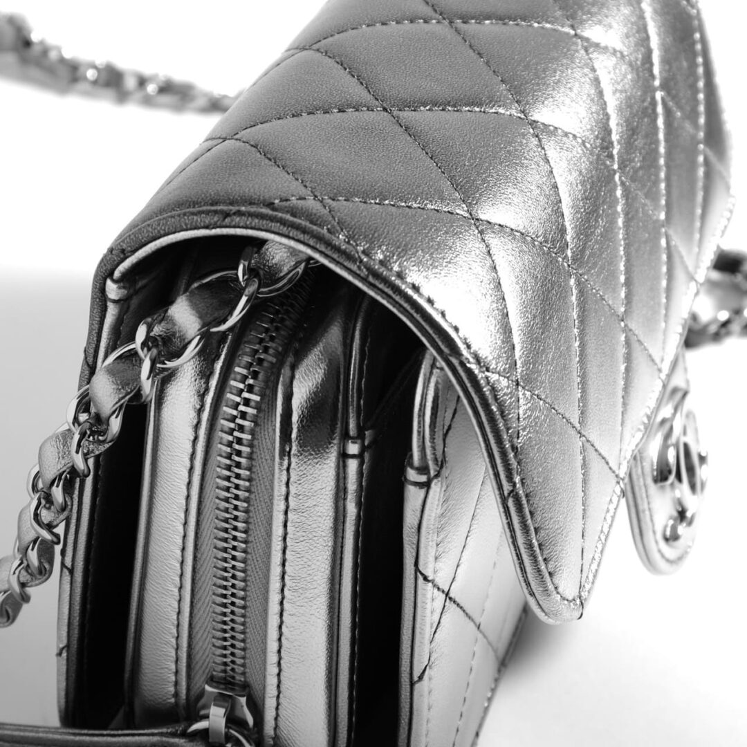 Chanel | 22c 早春新款方胖子/太空銀：圖片 14