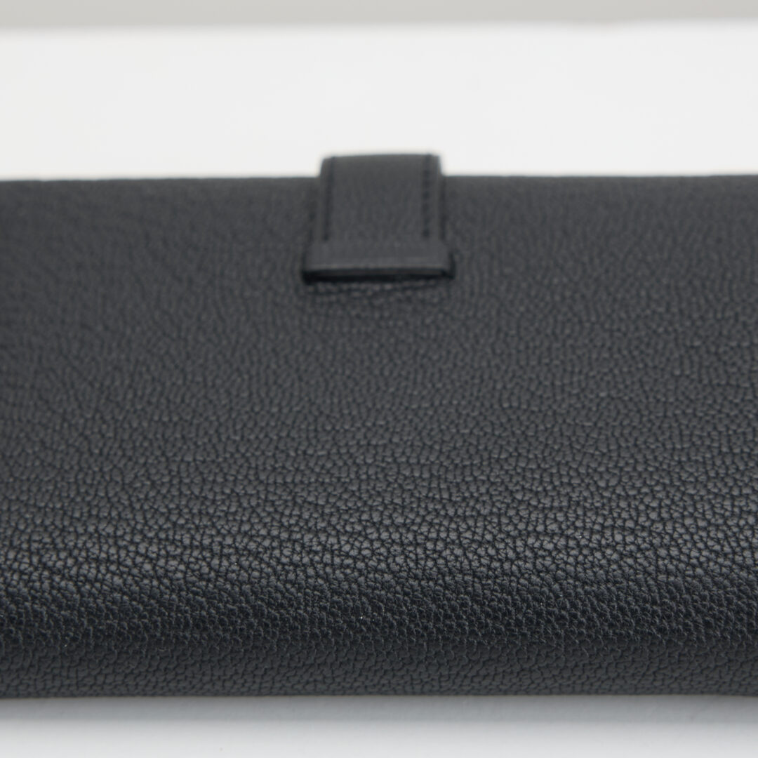 Hermès Bearn 三折短夾/黑金羊：圖片 15