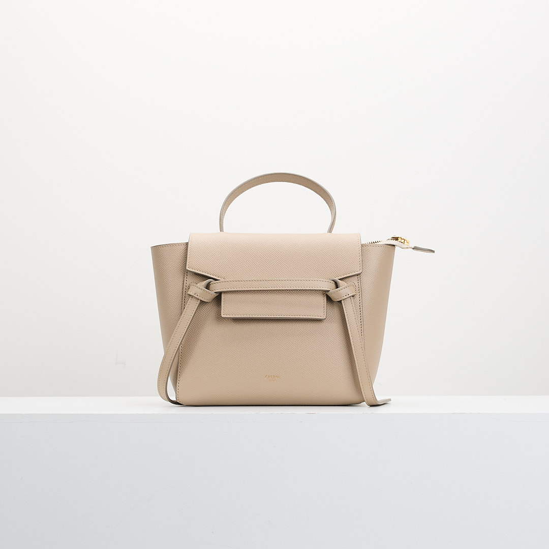 二手Celine nano belt 鯰魚包/奶茶色