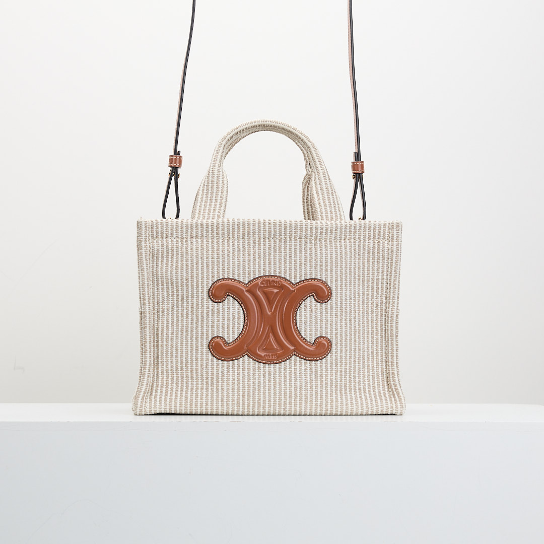 Celine 凱旋門帆布托特包