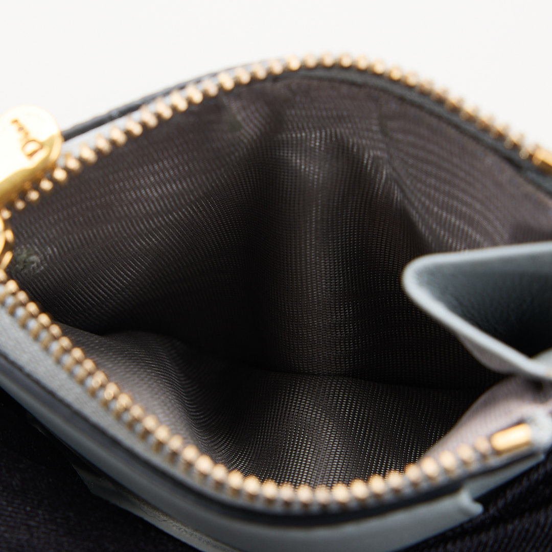 二手Dior saddle 馬鞍短夾/牛皮 石灰色:圖片 15