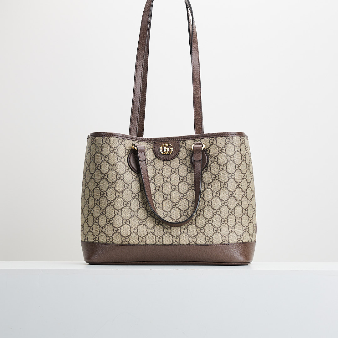 二手Gucci  Ophidia中號托特包
