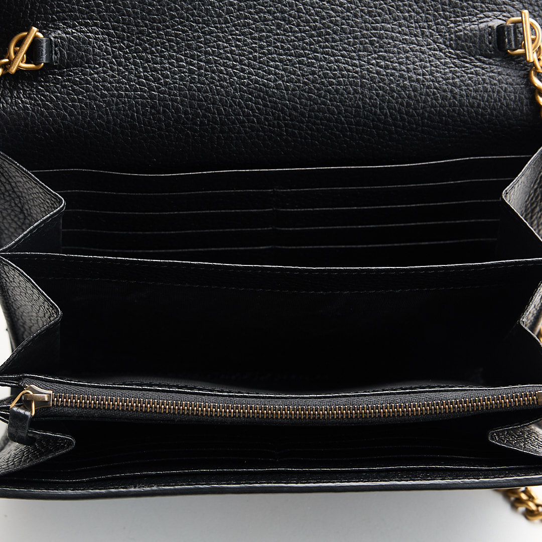 二手Gucci marmont woc風琴包/黑金:圖片 30