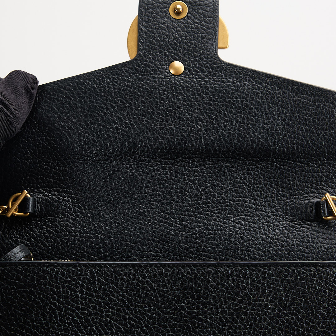 二手Gucci marmont woc風琴包/黑金:圖片 24