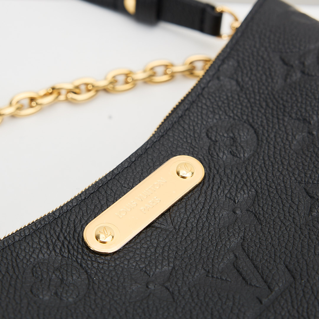 二手Lv Liv 黑壓紋麻將包/晶片款:圖片 7