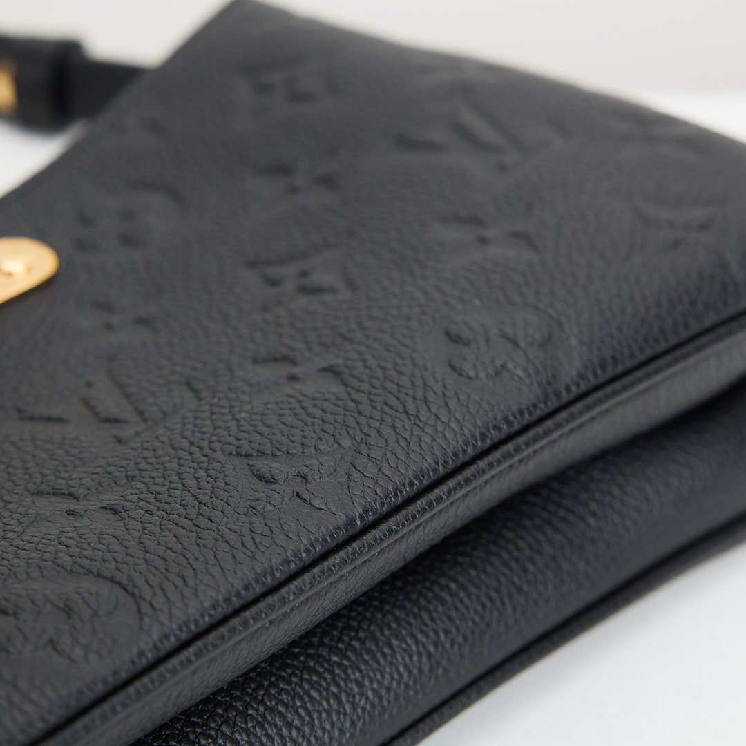 二手Lv Liv 黑壓紋麻將包/晶片款:圖片 6