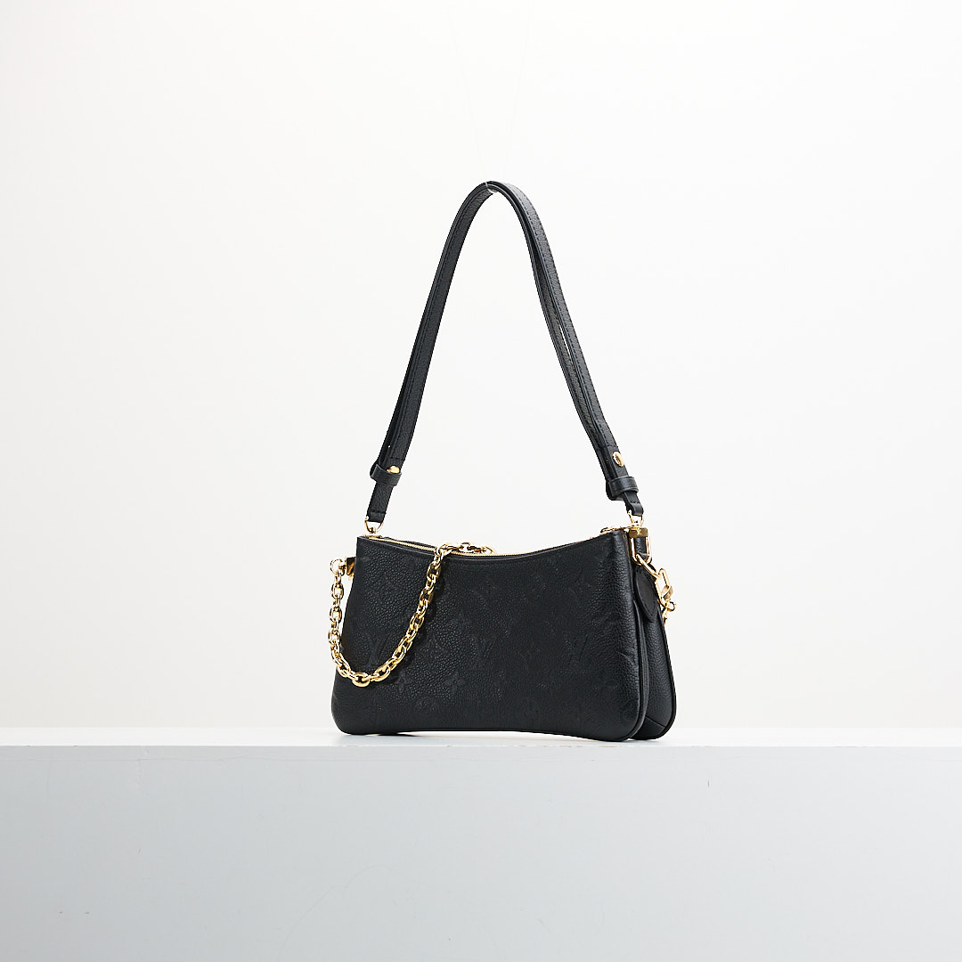 二手Lv Liv 黑壓紋麻將包/晶片款:圖片 3