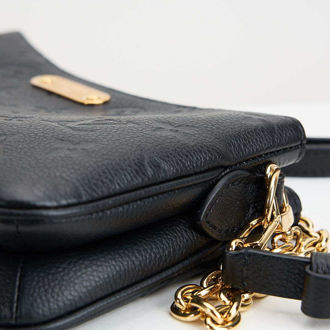 二手Lv Liv 黑壓紋麻將包/晶片款:圖片 13