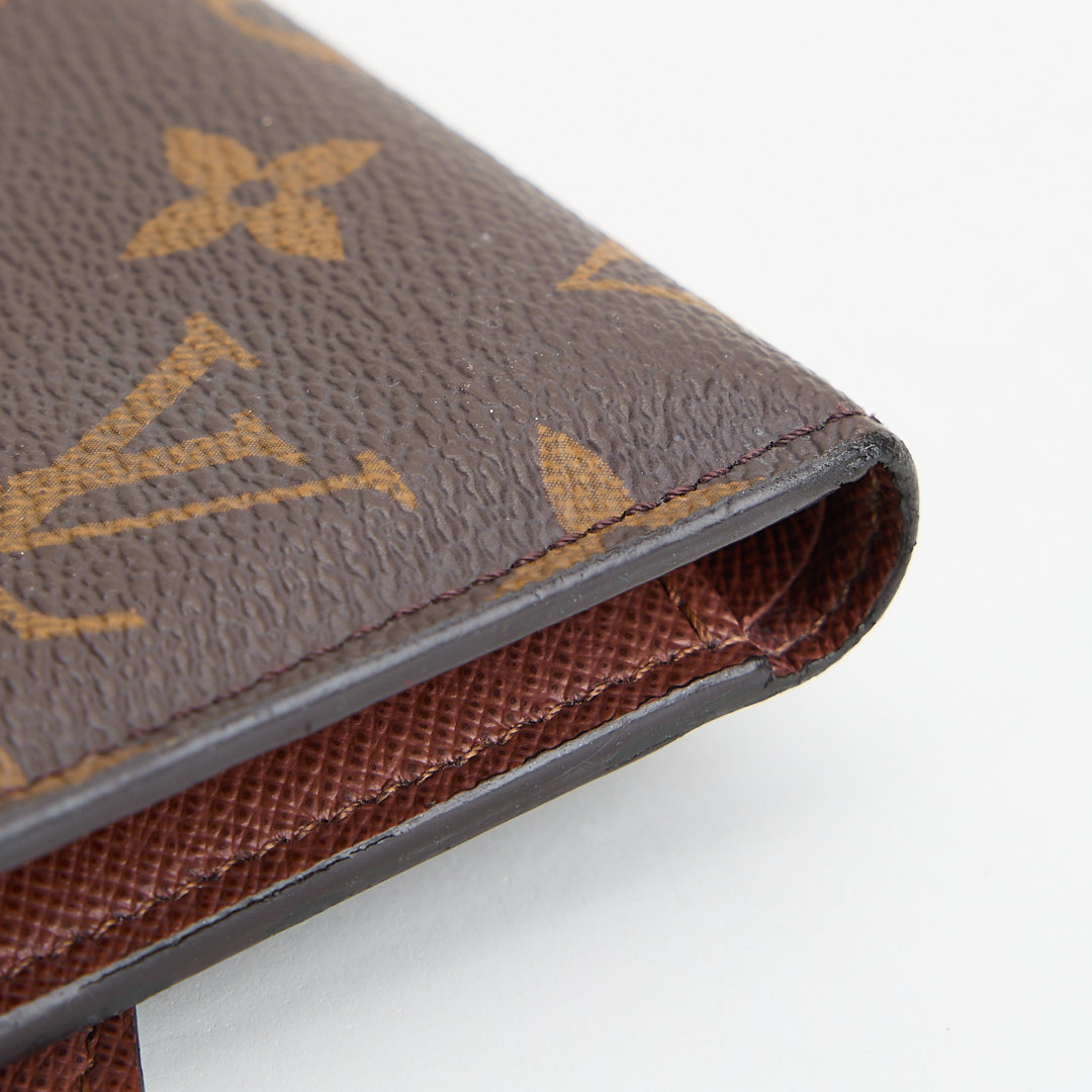 二手Lv Victorine三折短夾/老花金扣 晶片款:圖片 11