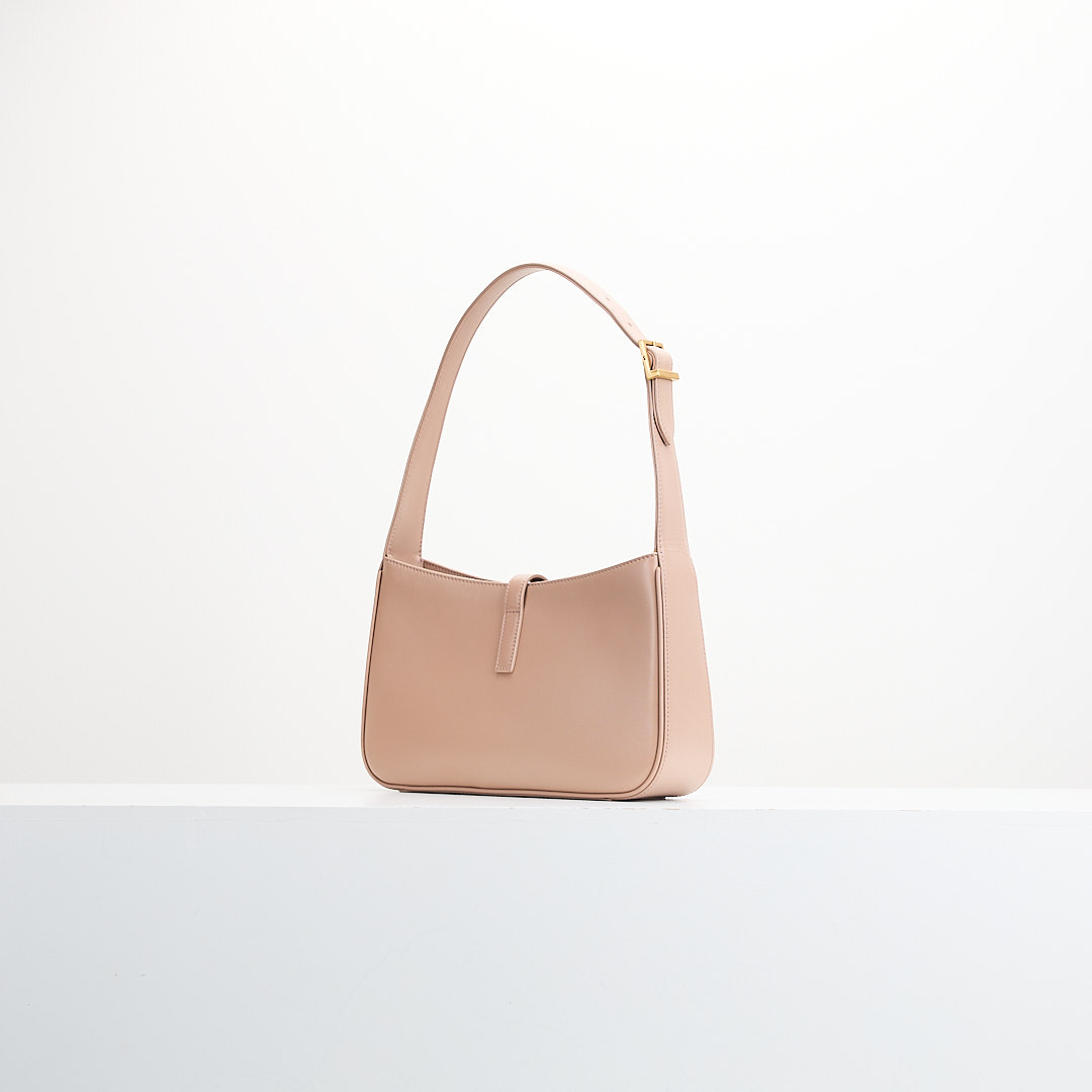 二手 ysl le5a7 奶茶色腋下包:圖片 3