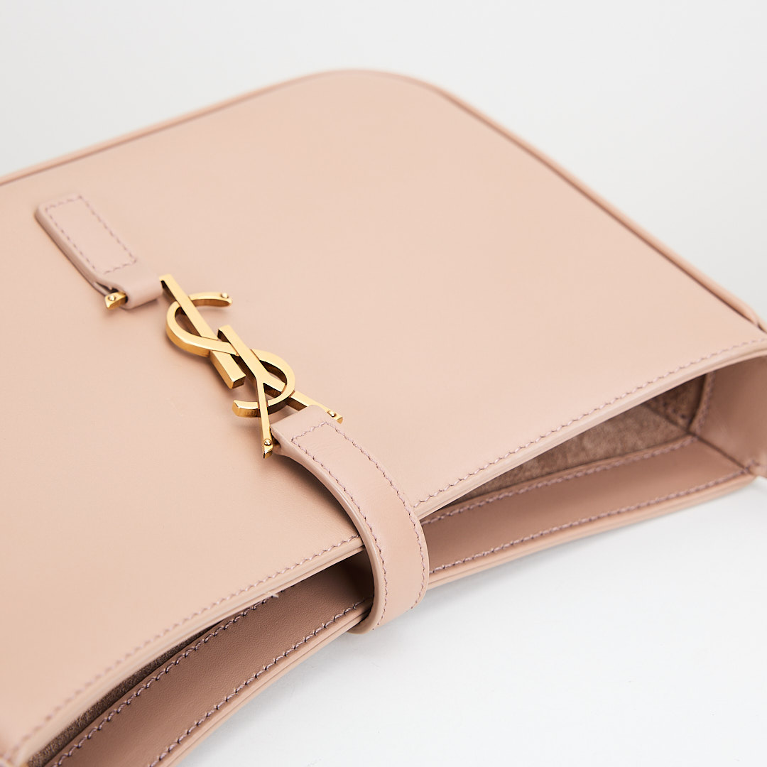 二手 ysl le5a7 奶茶色腋下包:圖片 19