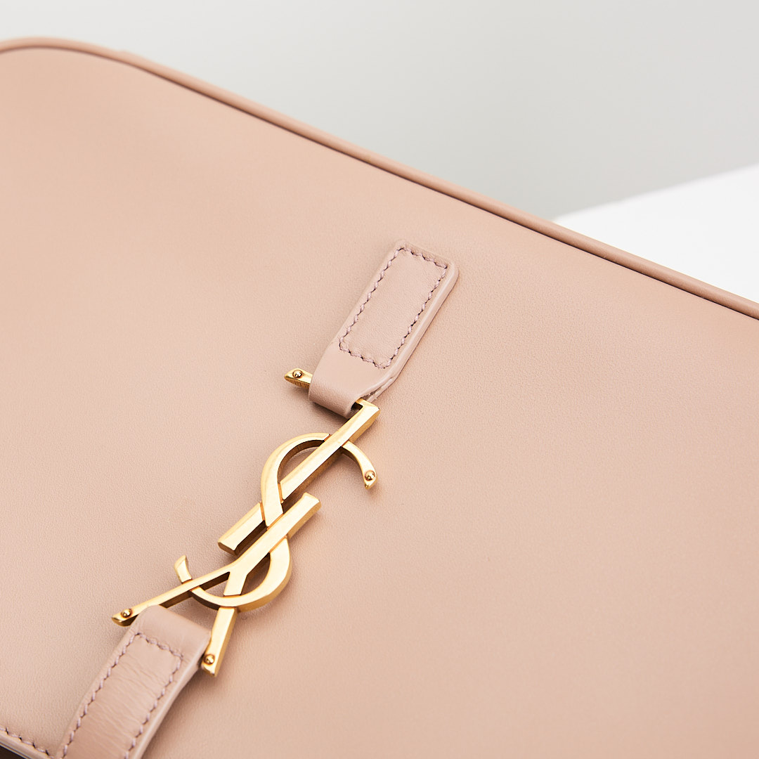 二手 ysl le5a7 奶茶色腋下包:圖片 16