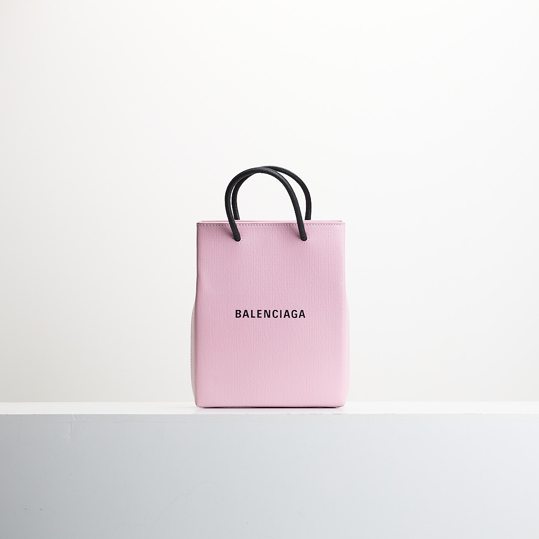 二手Balenciaga 紙袋包/粉色小號
