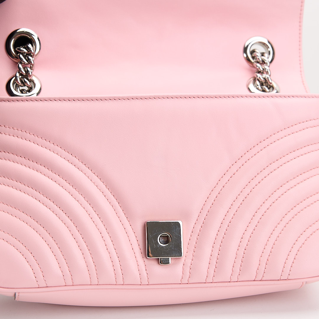 二手Gucci marmont 26粉銀:圖片 22