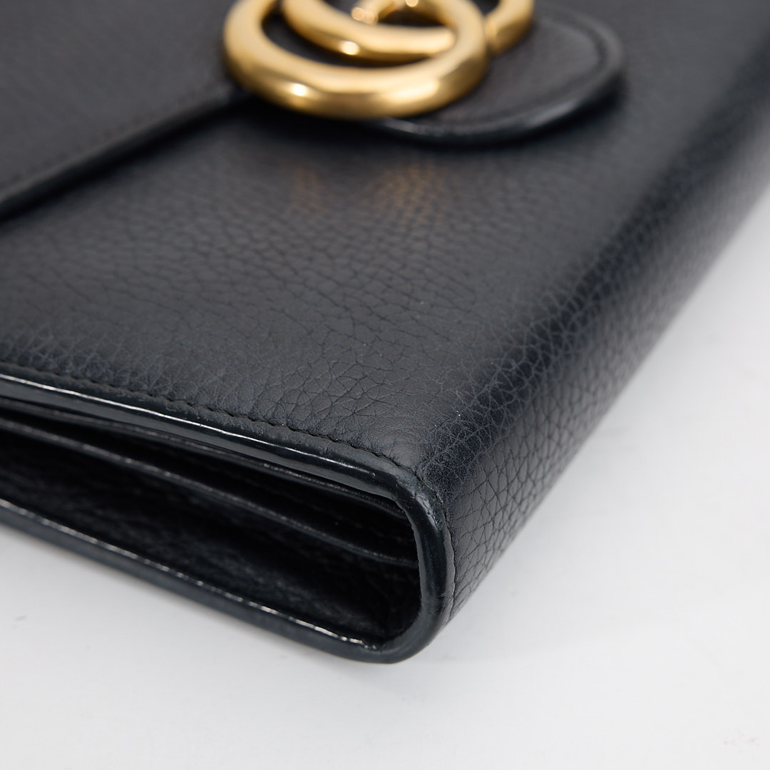 二手Gucci marmont woc風琴包/黑金:圖片 6
