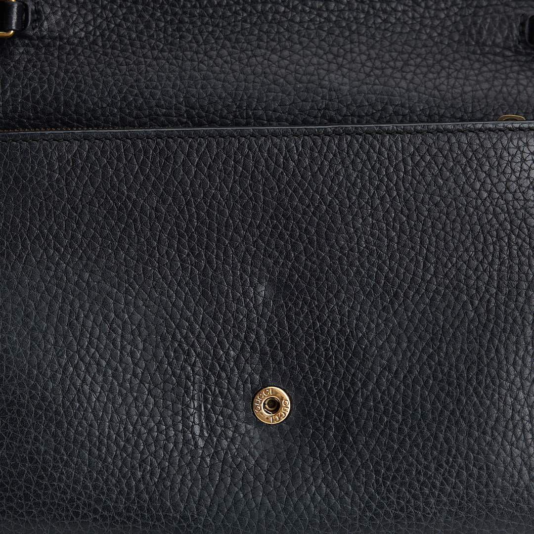 二手Gucci marmont woc風琴包/黑金:圖片 22