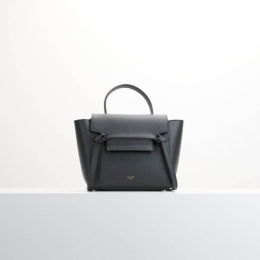 Celine nano belt鯰魚包 /黑色