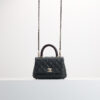 二手Chanel Mini coco handle黑金牛