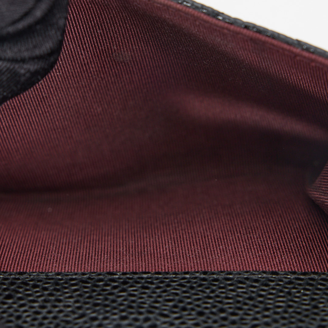 二手Chanel 兩折短夾/黑金牛 :圖片 23