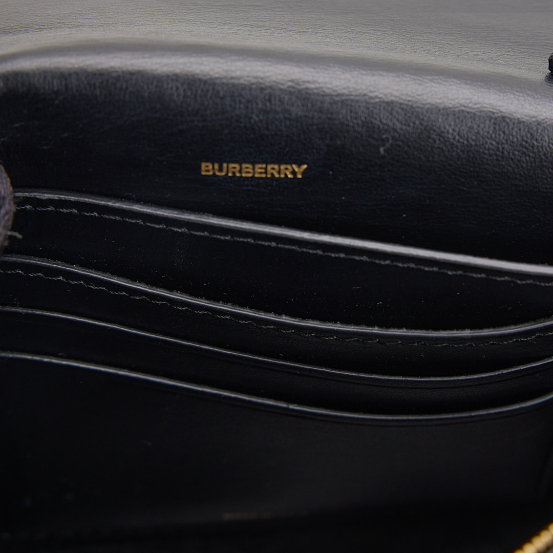 二手Burberry note 格紋斜背包:圖片 20