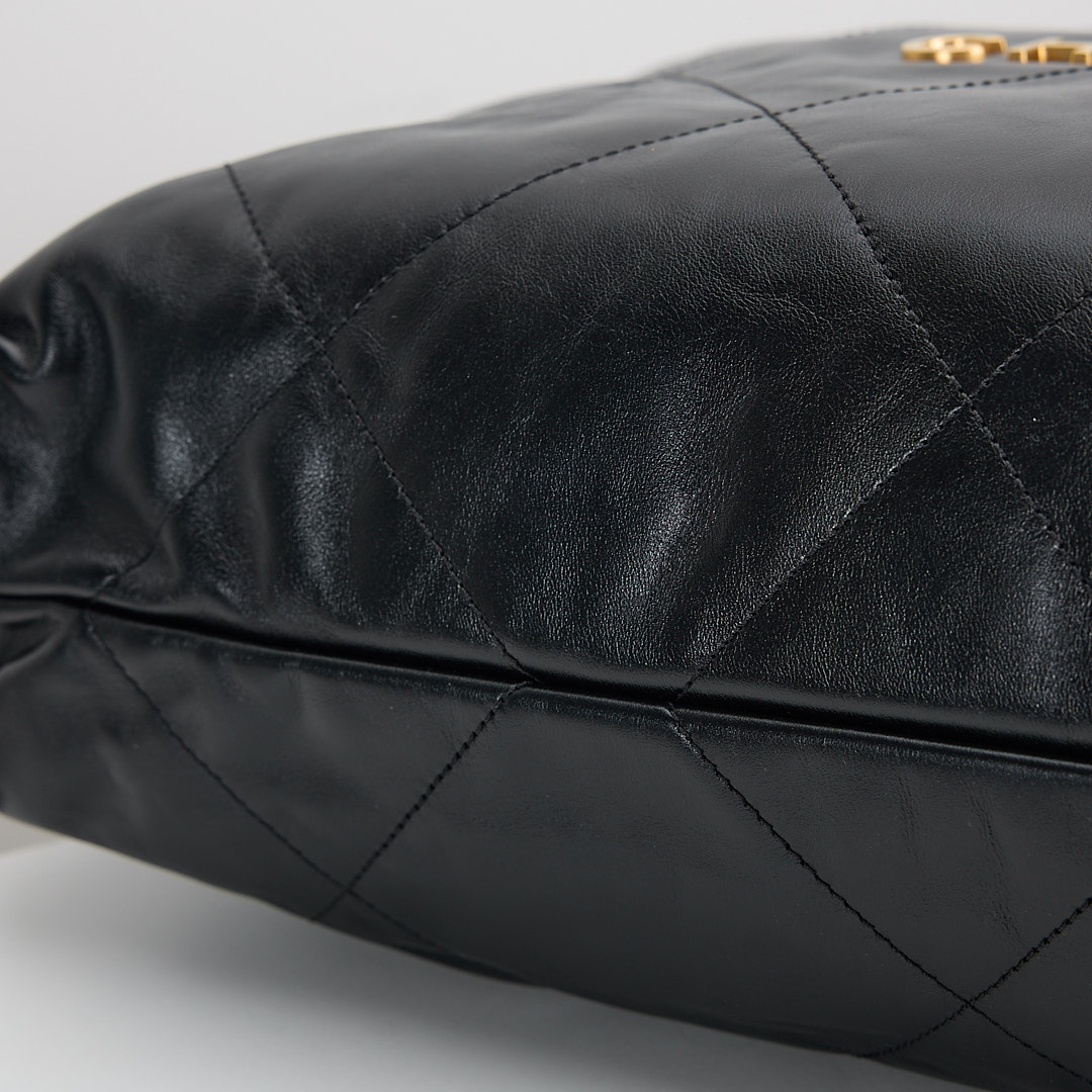 二手Chanel 22bag 中號黑金:圖片 10