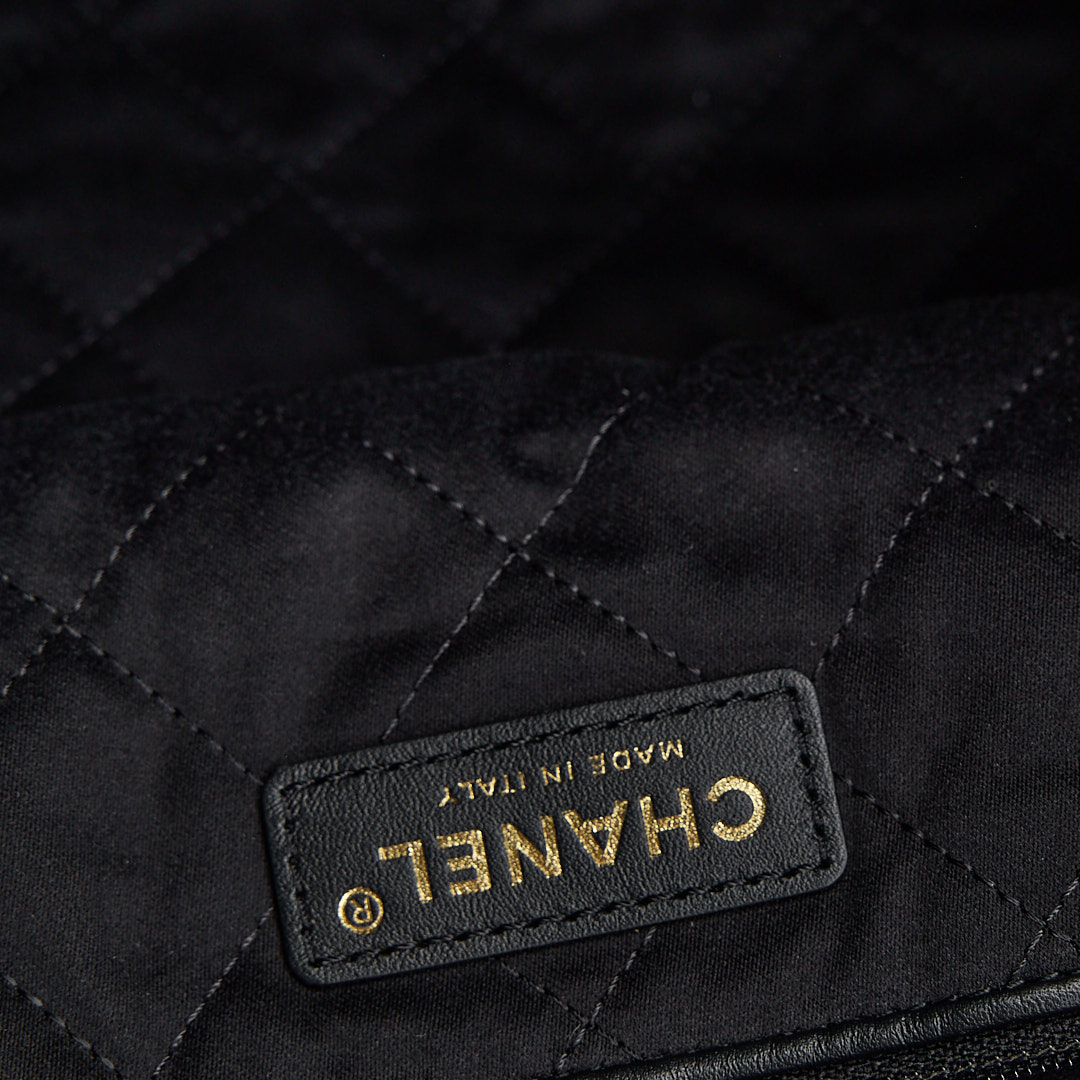 二手Chanel 22bag 中號黑金:圖片 21