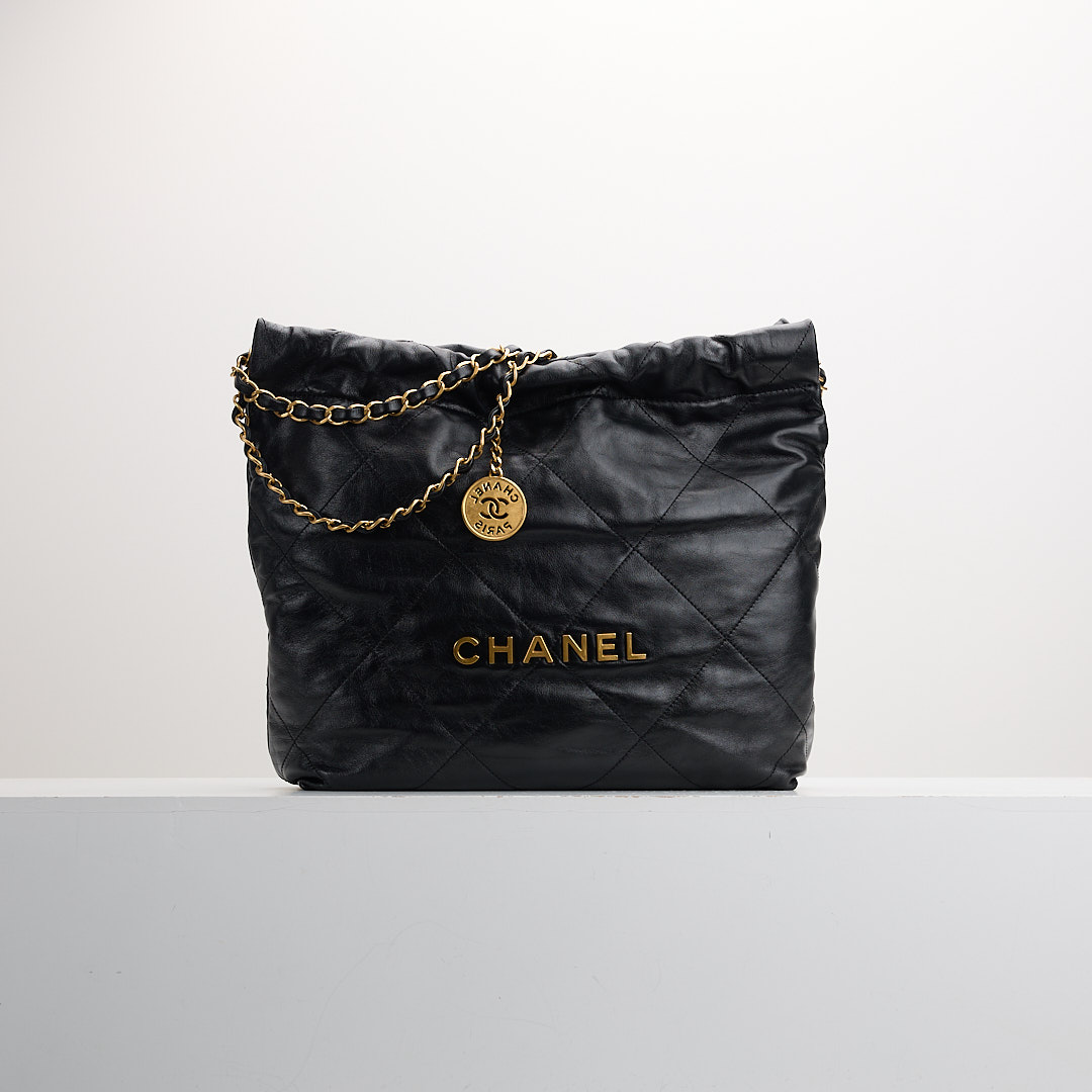 二手 Chanel 22bag 小號黑金