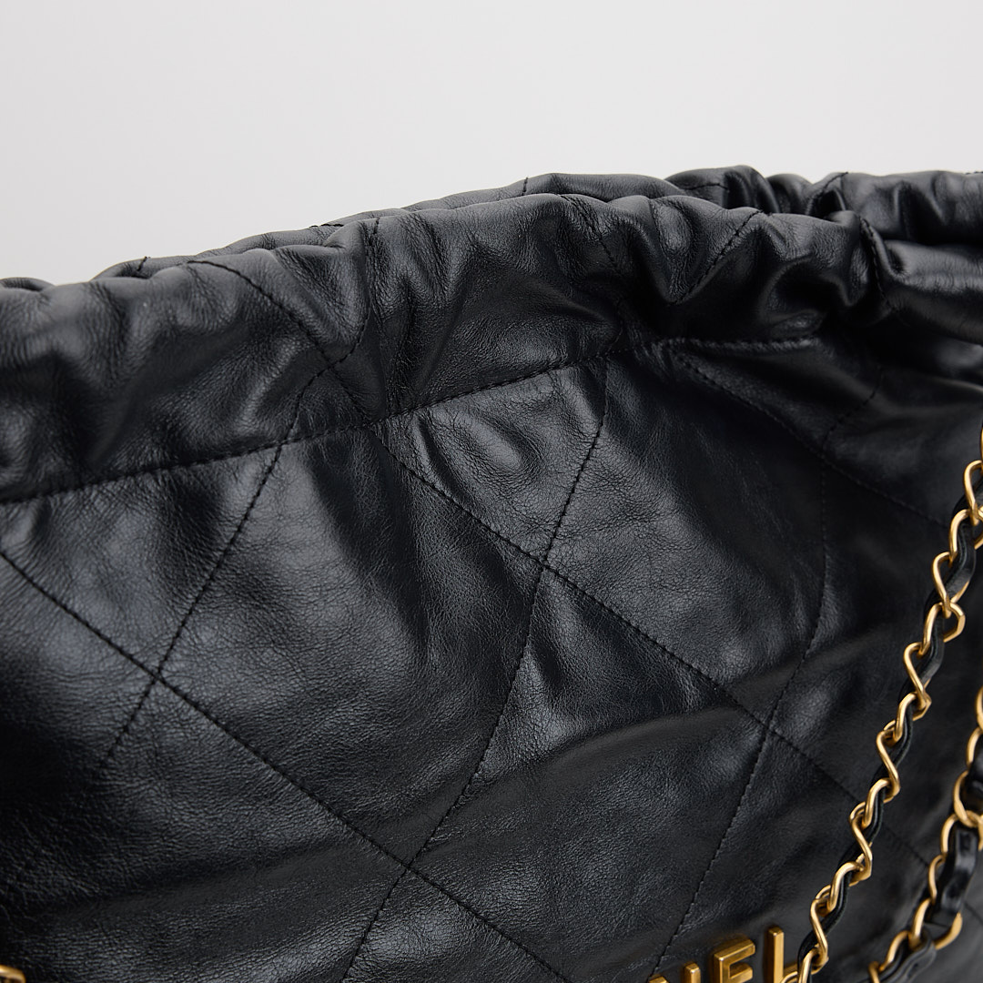 二手 Chanel 22bag 小號黑金:圖片 9