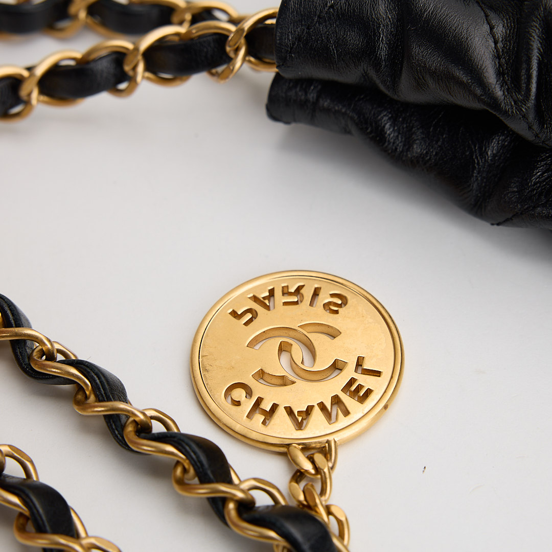 二手 Chanel 22bag 小號黑金:圖片 24