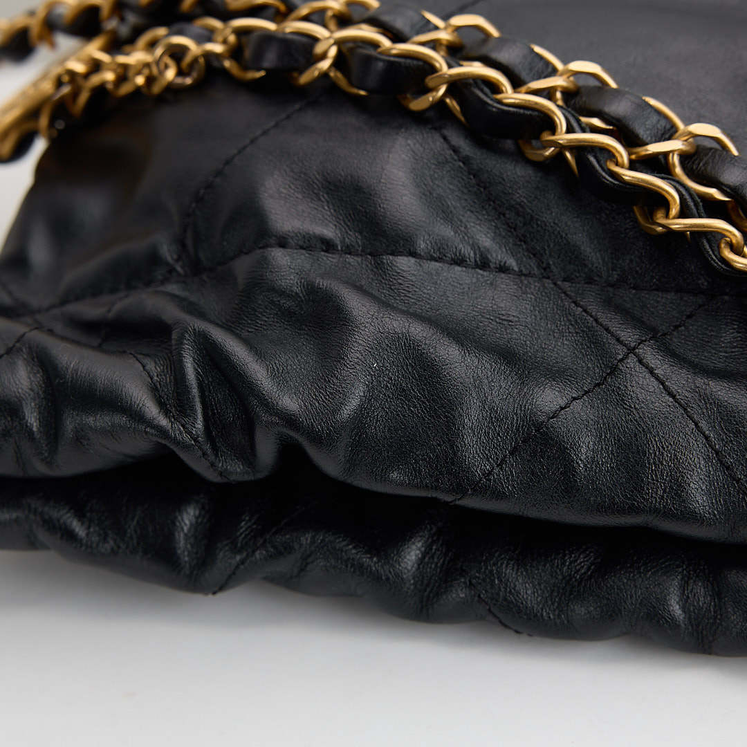 二手 Chanel 22bag 小號黑金:圖片 15