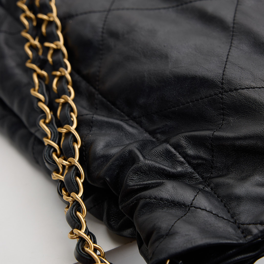 二手 Chanel 22bag 小號黑金:圖片 7
