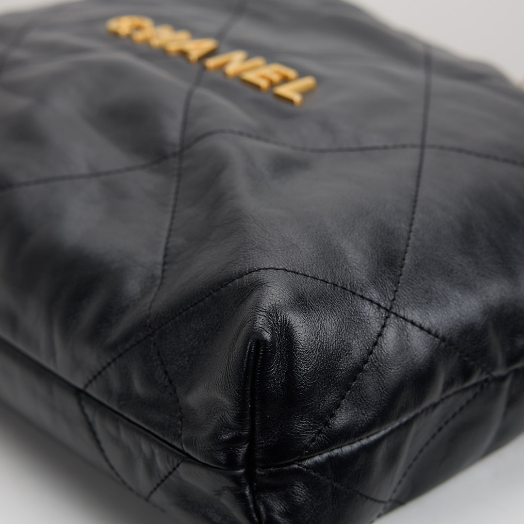 二手 Chanel 22bag 小號黑金:圖片 8