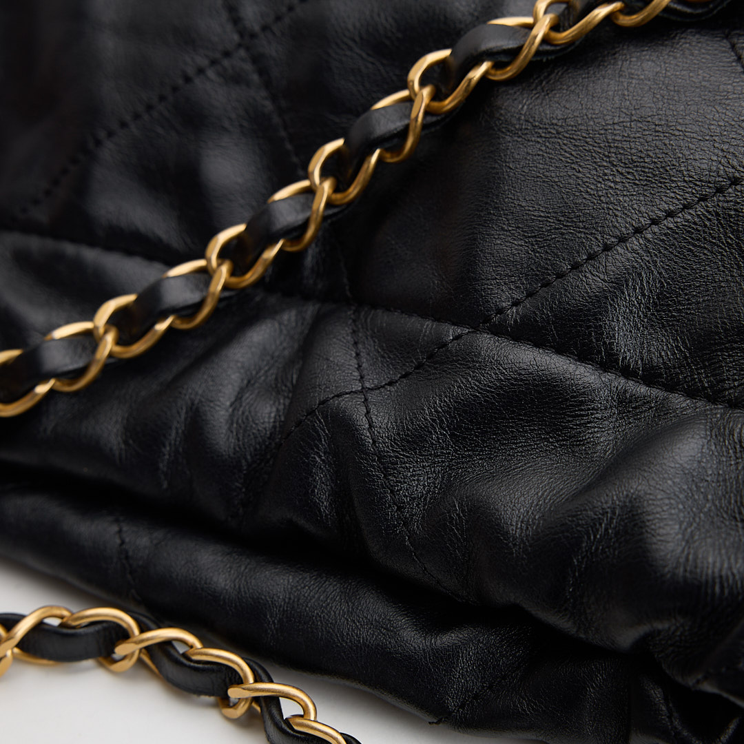 二手 Chanel 22bag 小號黑金:圖片 12