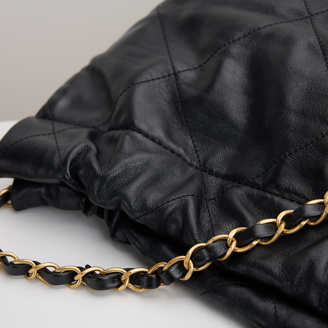 二手 Chanel 22bag 小號黑金:圖片 13