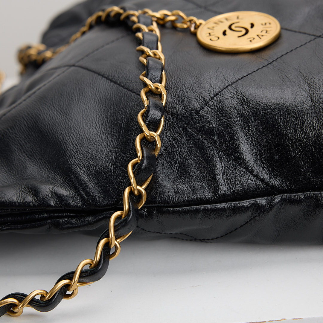 二手 Chanel 22bag 小號黑金:圖片 17