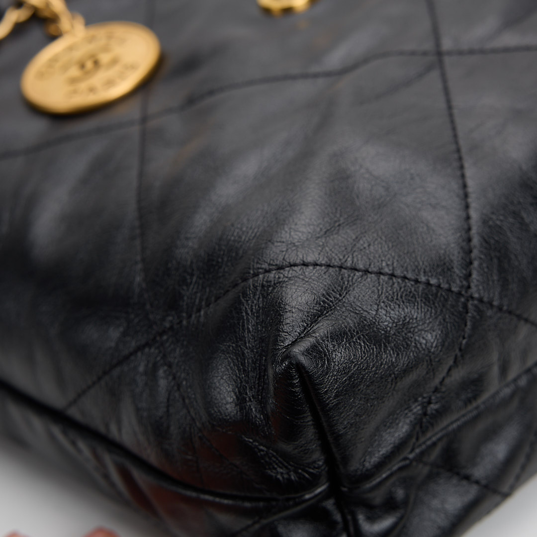 二手 Chanel 22bag 小號黑金:圖片 19