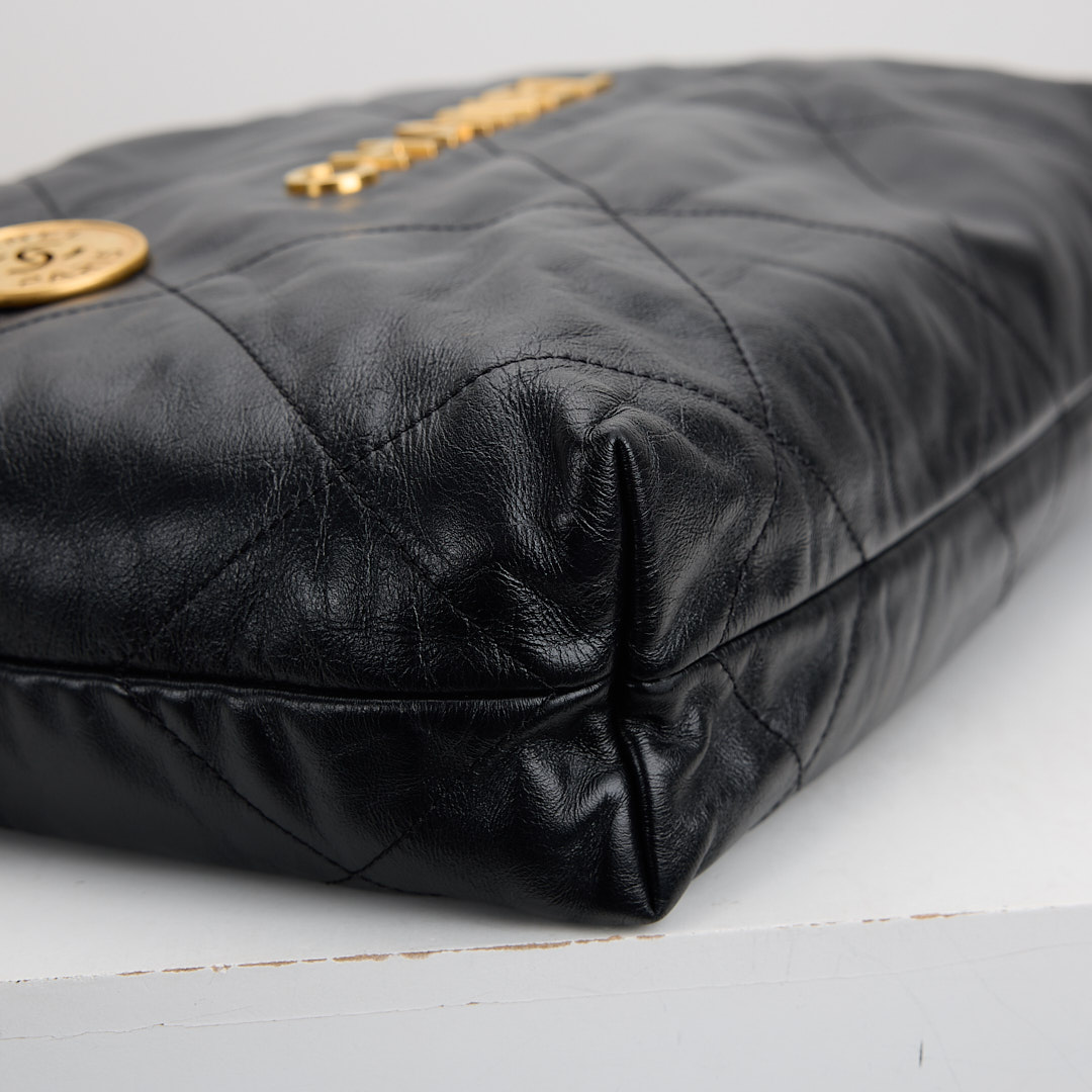 二手 Chanel 22bag 小號黑金:圖片 23