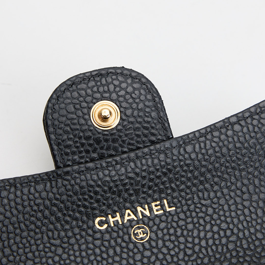 二手Chanel cf卡包/黑金牛:圖片 11