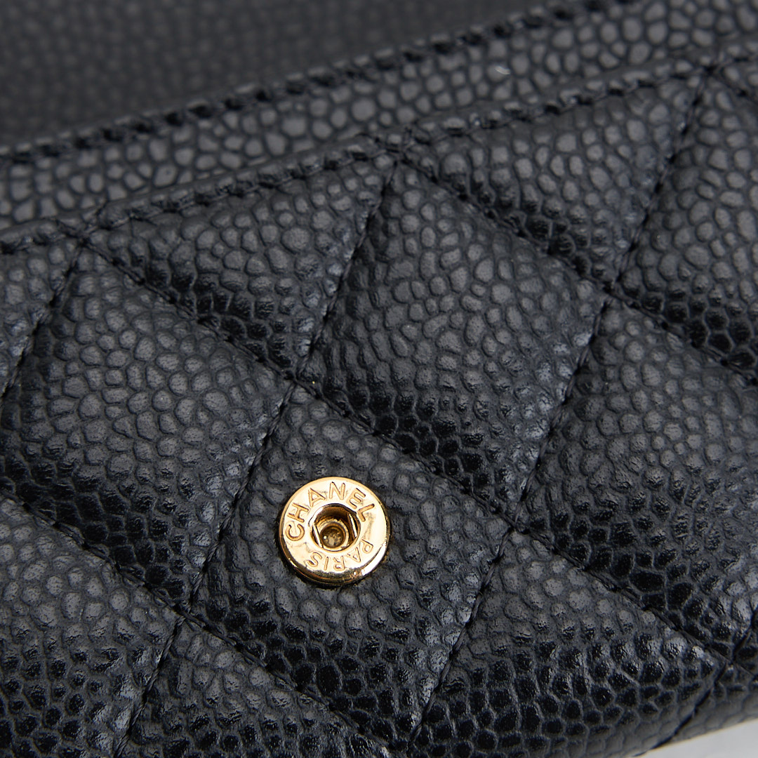 二手Chanel cf卡包/黑金牛:圖片 13