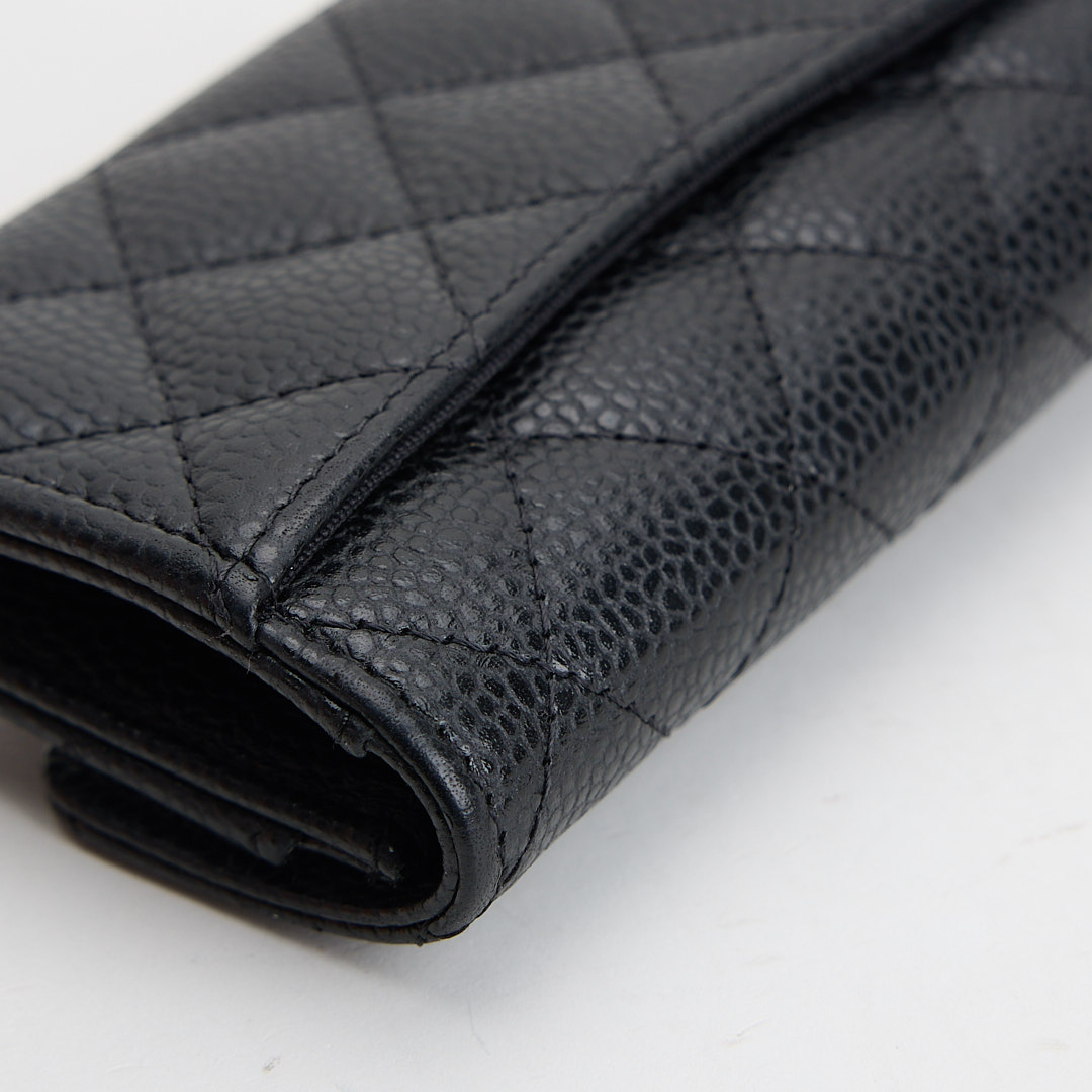 二手Chanel cf卡包/黑金牛:圖片 10