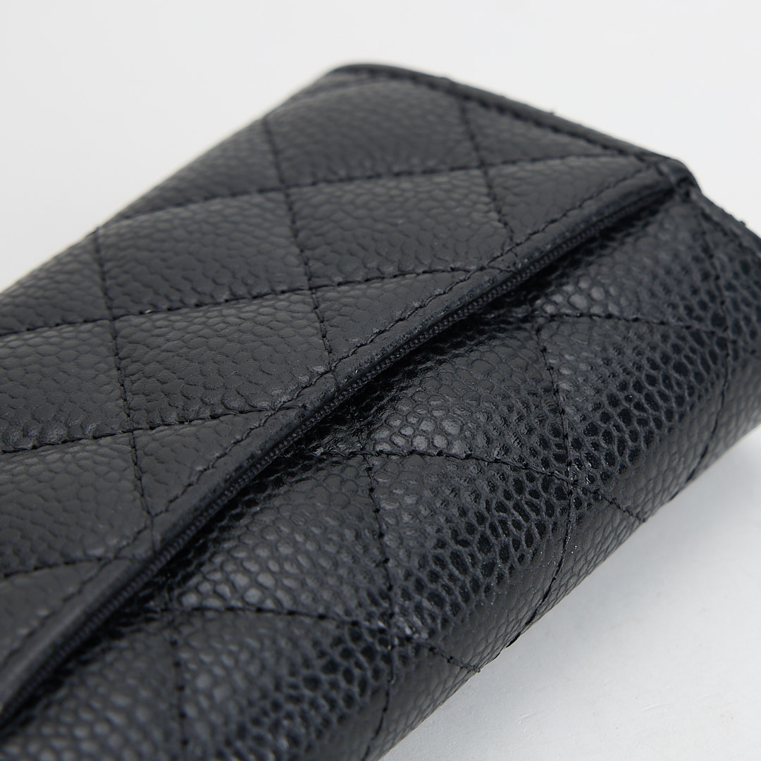 二手Chanel cf卡包/黑金牛:圖片 9