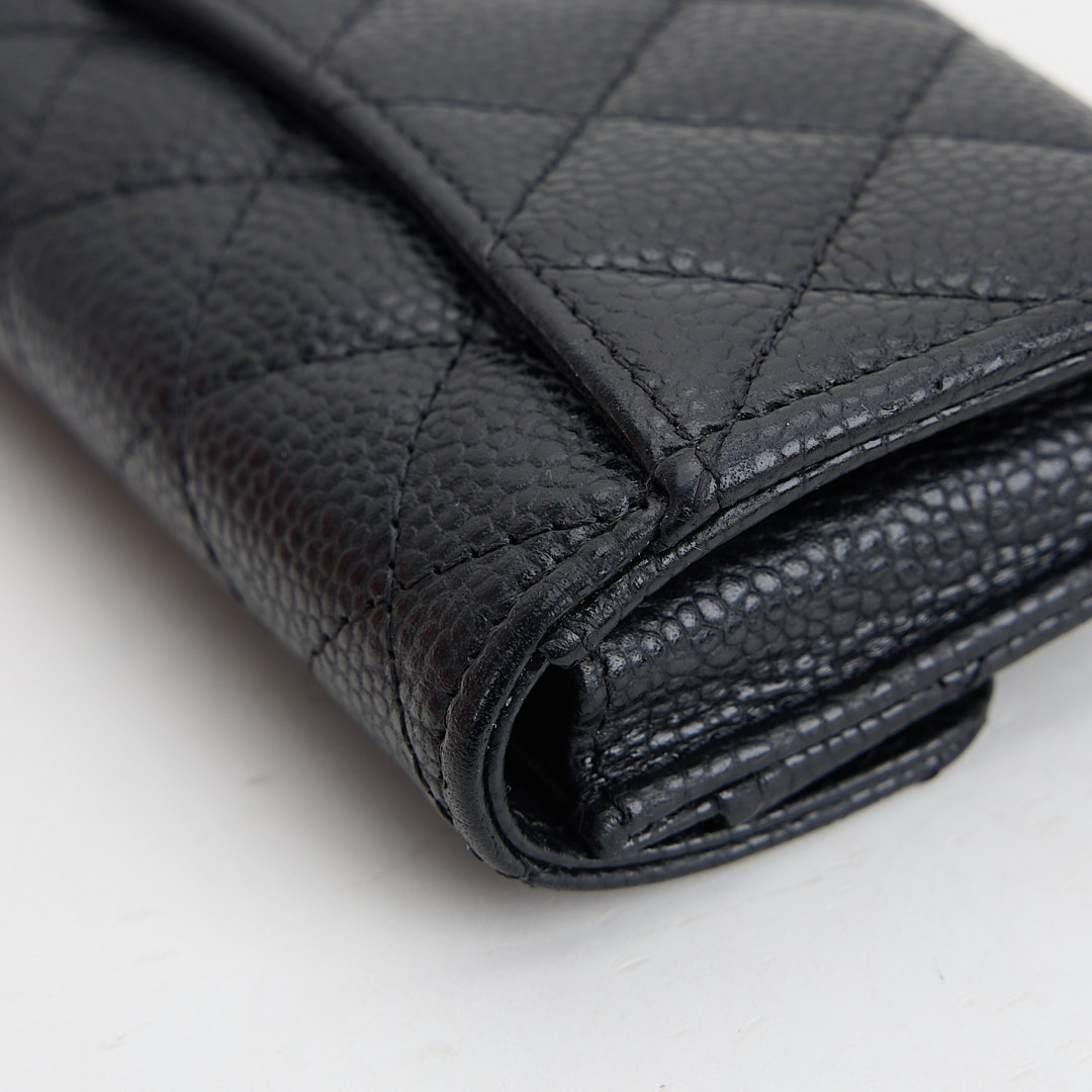 二手Chanel cf卡包/黑金牛:圖片 8