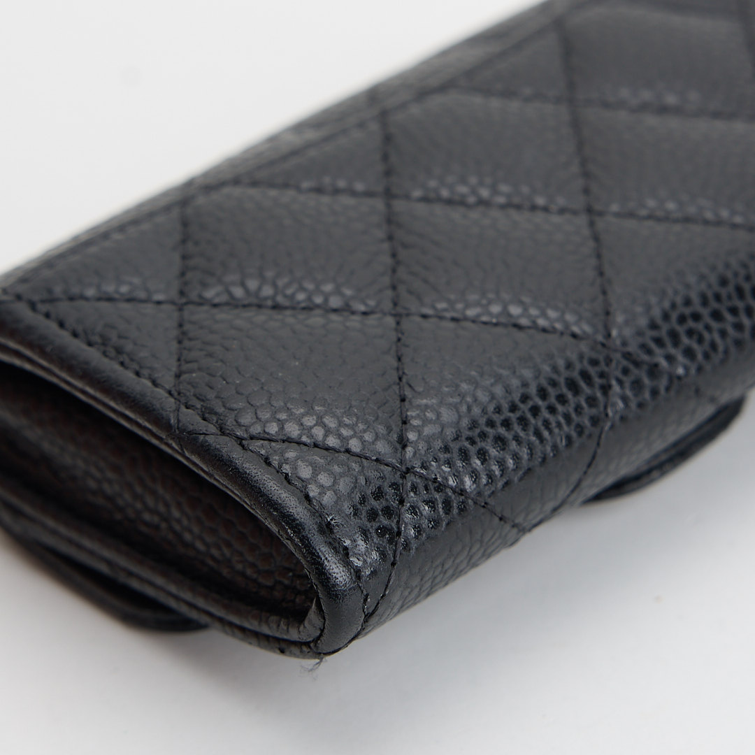 二手Chanel cf卡包/黑金牛:圖片 7