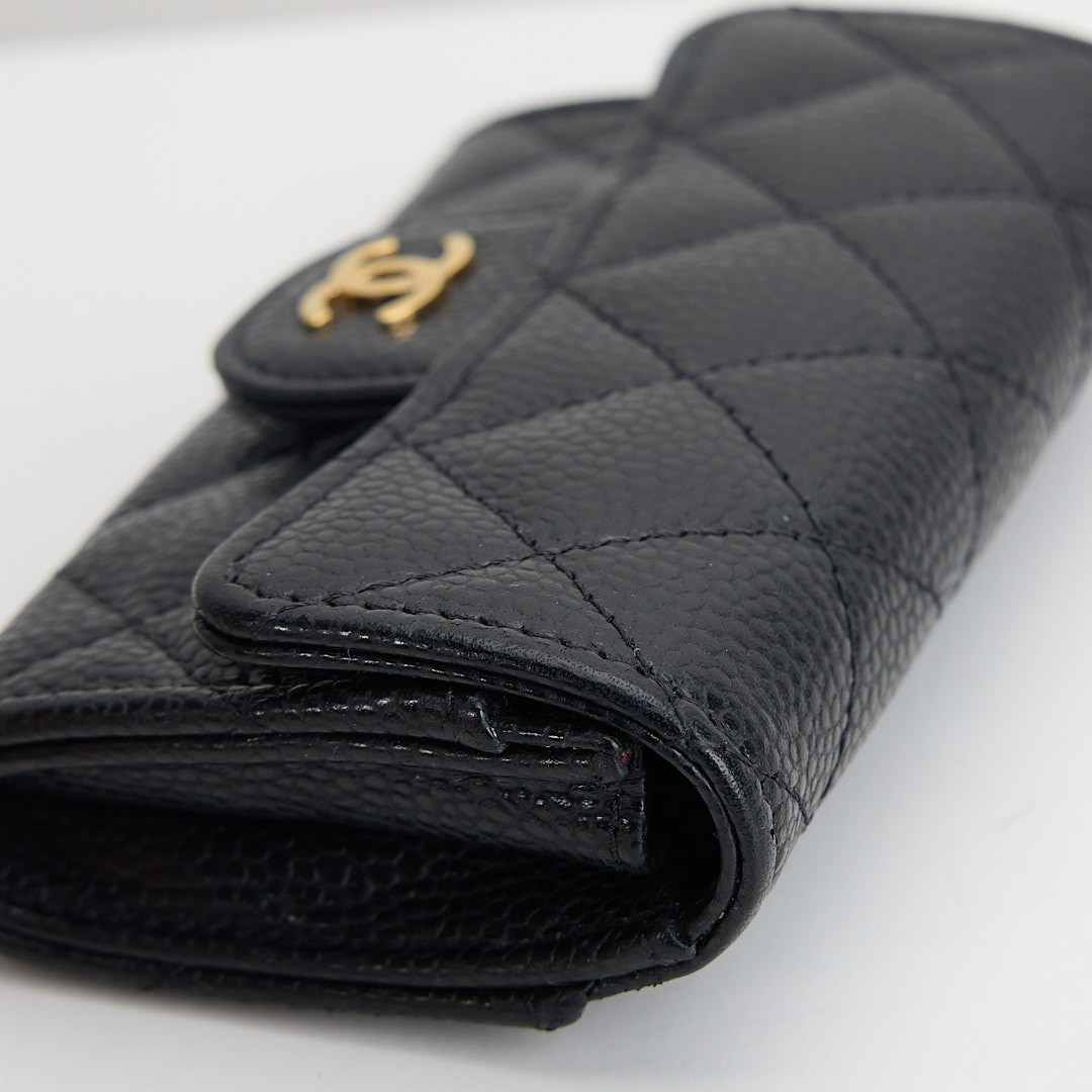 二手Chanel cf卡包/黑金牛:圖片 6