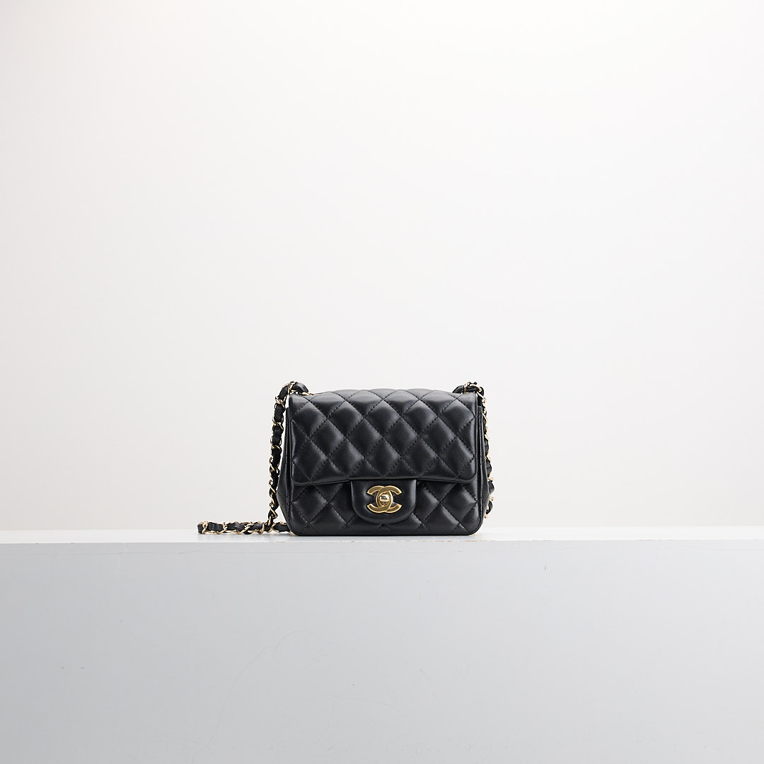 二手 Chanel mini coco 17方胖/芯片款