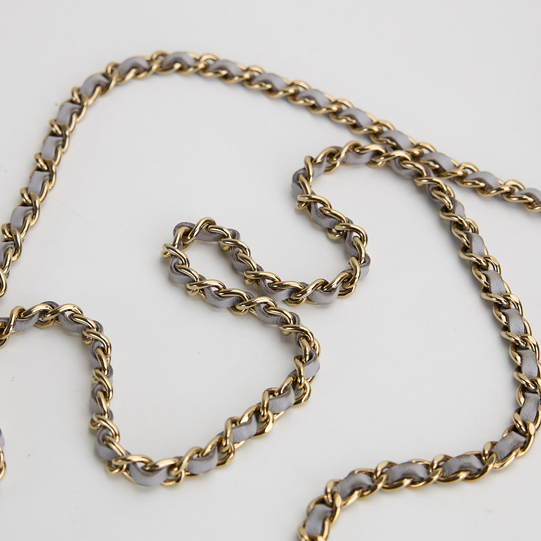 二手 Chanel trendy cc mini灰色金釦:圖片 22