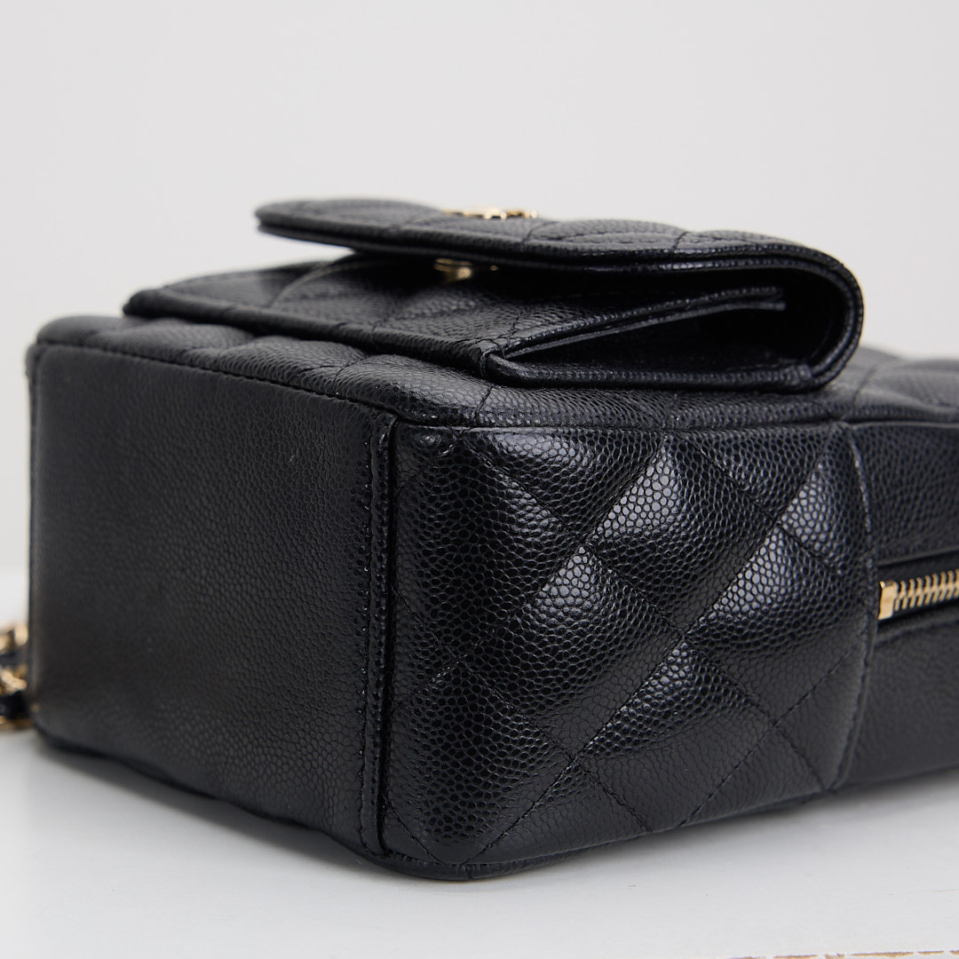 二手Chanel 小書包/黑金牛 :圖片 5